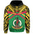 Custom Vanuatu Zip Hoodie Simple Coat of Arms Rugby - Polynesian Pride