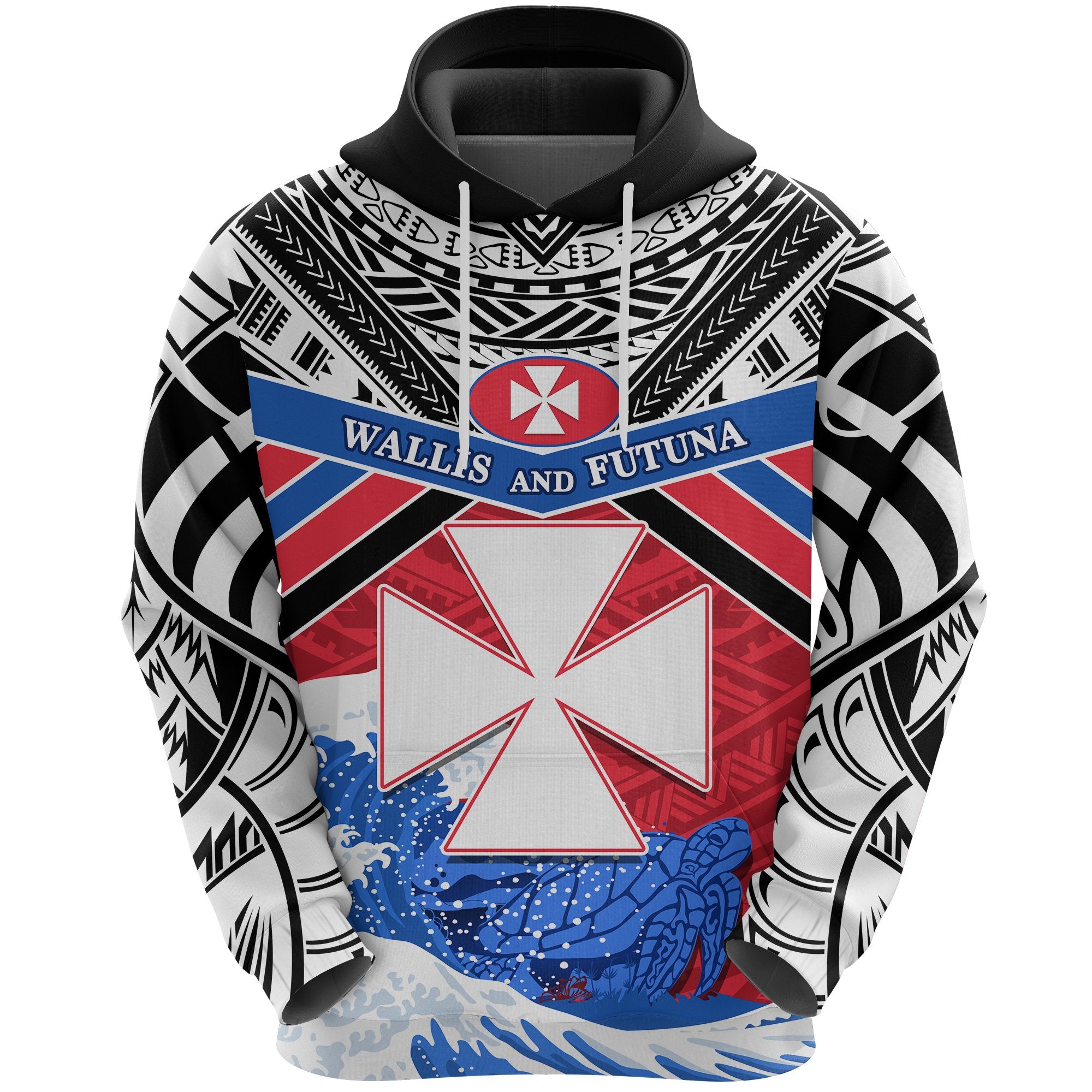 Wallis and Futuna Rugby Hoodie Spirit Unisex Red - Polynesian Pride