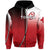 Custom Tonga Rugby Zip Hoodie Impressive Version Custom Text and Number - Polynesian Pride