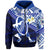 Manu Samoa Rugby Zip Hoodie Dab Trend Creative Unisex Blue - Polynesian Pride