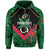 Custom Vanuatu Rugby Zip Hoodie Flag Style Unisex Green - Polynesian Pride