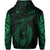 Hawaii Hook Polynesian Green Maui Hoodie (Zip) - Polynesian Pride