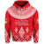 Custom Tonga Kupesi Ngatu Merry Christmas Hoodie LT9 Pullover Hoodie Red - Polynesian Pride