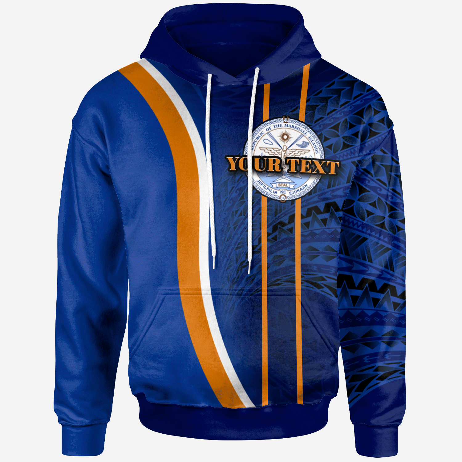 Marshall Islands Hoodie Custom Special style Unisex Blue - Polynesian Pride