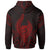 Guam Hoodie Guam Seal Chamorro Tribal Red Color - Polynesian Pride