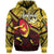 Custom Papua New Guinea Rugby Hoodie Style Dab Trend Unisex Yellow - Polynesian Pride