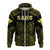 Hawaiian Kanaka Map Polynesian Oahu Hoodie Zip Yellow Brad Style - Polynesian Pride