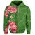Hawaii Tropical Flower Polynesian Hawaiian Hoodie Zip Curtis Style - Polynesian Pride