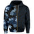 Tropical Polynesian Hawaiian Hoodie Zip Curtis Style - Polynesian Pride