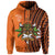 Hawaii Tiki Statue Kanaka Polynesian Hoodie Zip Ora Style - Polynesian Pride