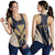 (Custom) Hawaii Kanaka Map Women's Racerback Tank Special Edition - James Style - Indigo Indigo - Polynesian Pride