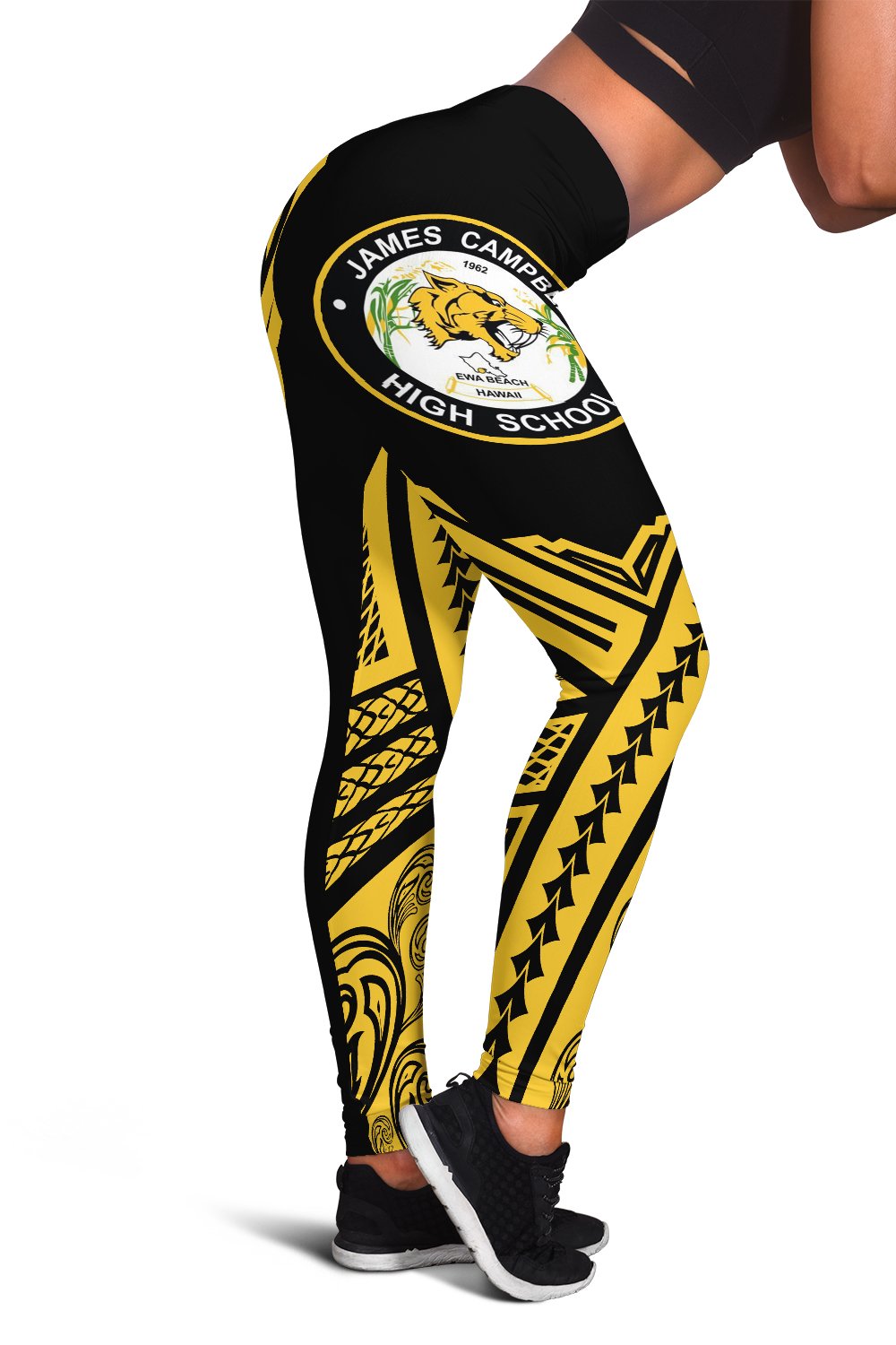 Hawaii - Campbell High Leggings - AH Black - Polynesian Pride