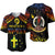 Vanuatu Proud To Be A Ni-Van - Polynesian Pattern Baseball Jersey - Tafea Province LT7 Black - Polynesian Pride