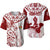 Tonga Personalised Baseball Jersey Emancipation Day Lion Style LT7 White - Polynesian Pride