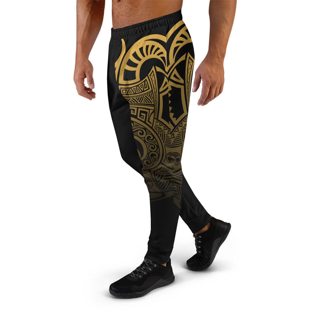 Polynesian Jogger - Gold Tribal Patterns - Polynesian Pride