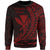 Hawaii Kanaka Maoli Sweatshirt - Wings Style Red Color Unisex Red - Polynesian Pride