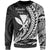 Hawaii Kanaka Maoli Sweatshirt - Wings Style White Color Unisex Black - Polynesian Pride