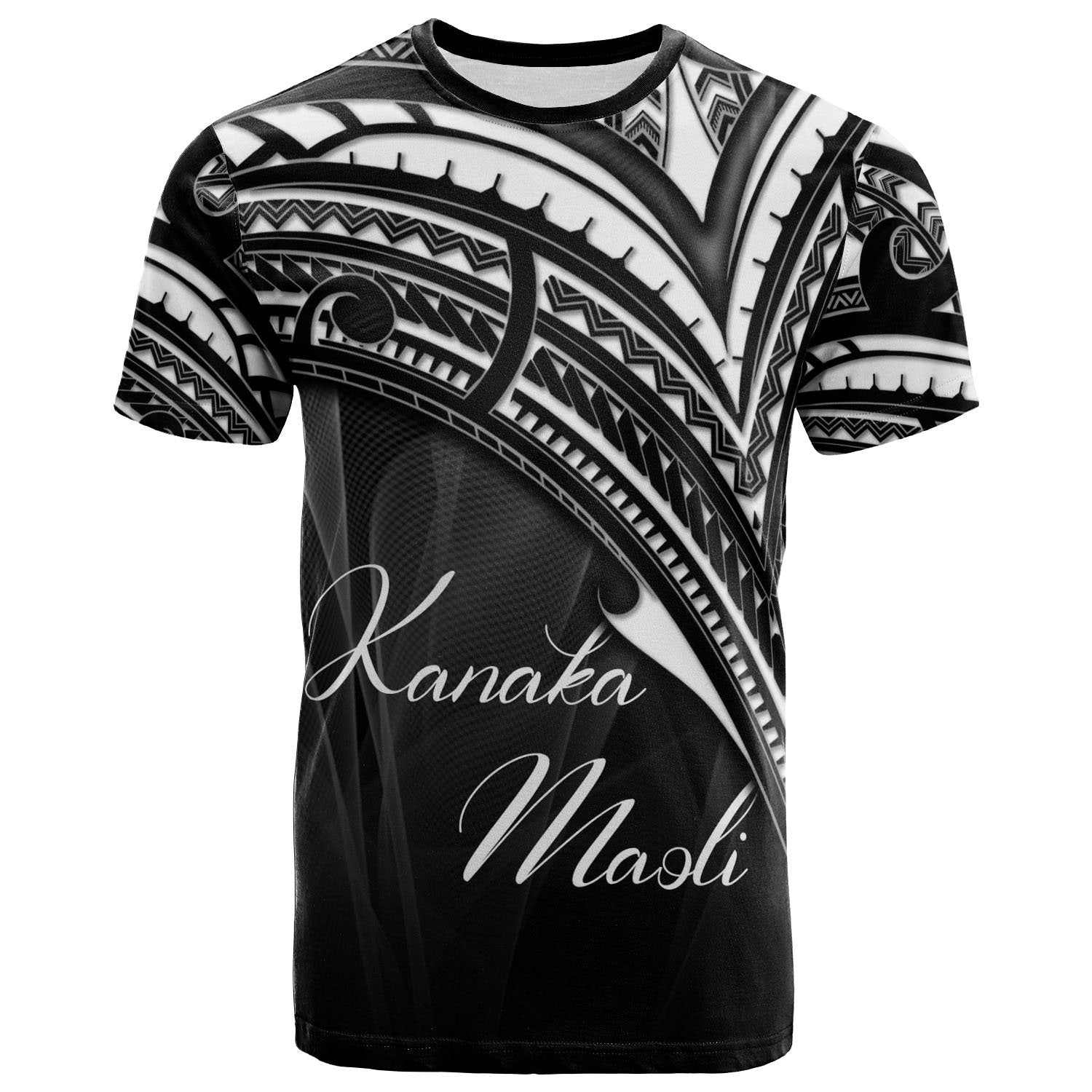 Hawaii Kanaka Maoli T Shirt Cross Style Unisex Black - Polynesian Pride