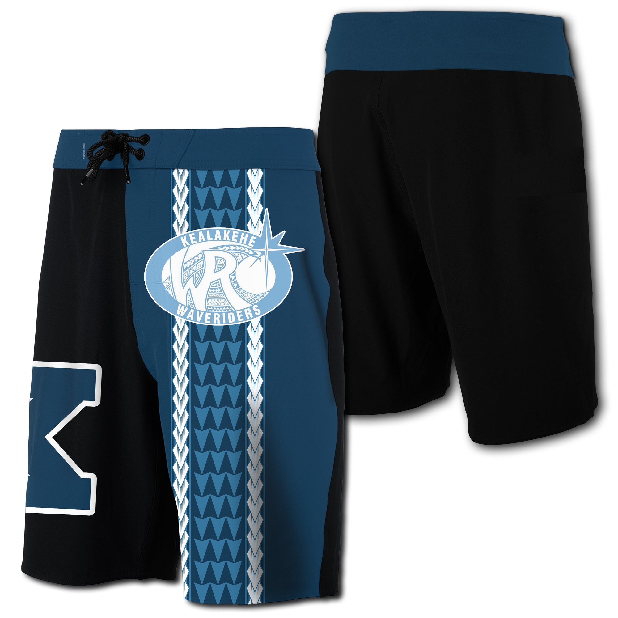 Hawaii - Kealakehe High Board Short - AH Men Blue - Polynesian Pride