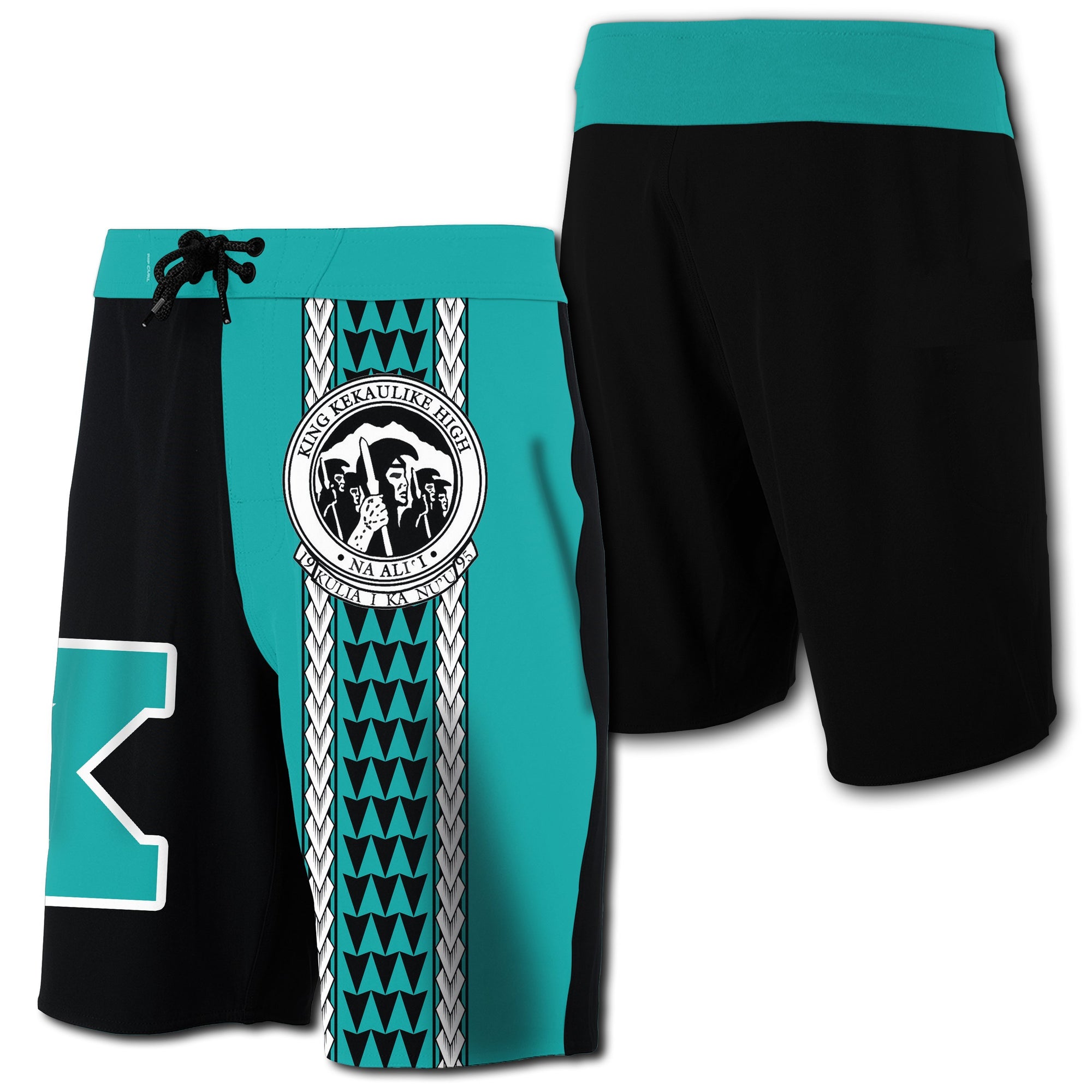 Hawaii - King Kekaulike High Board Short - AH Men Blue - Polynesian Pride