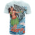 Kosrae T Shirt Polynesian Girls With Shark - Polynesian Pride