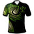 Kosrae Polo Shirt Leader Wolf Is You Gradient Color Unisex Green - Polynesian Pride