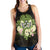 Kosrae State Women's Racerback Tank - Polynesian Gold Patterns Collection - Polynesian Pride