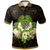 Kosrae Polo Shirt Polynesian Gold Patterns Collection Unisex Black - Polynesian Pride