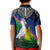 New Caledonia Emblem With Kagu Bird Polynesian Polo Shirt KID LT7 - Polynesian Pride