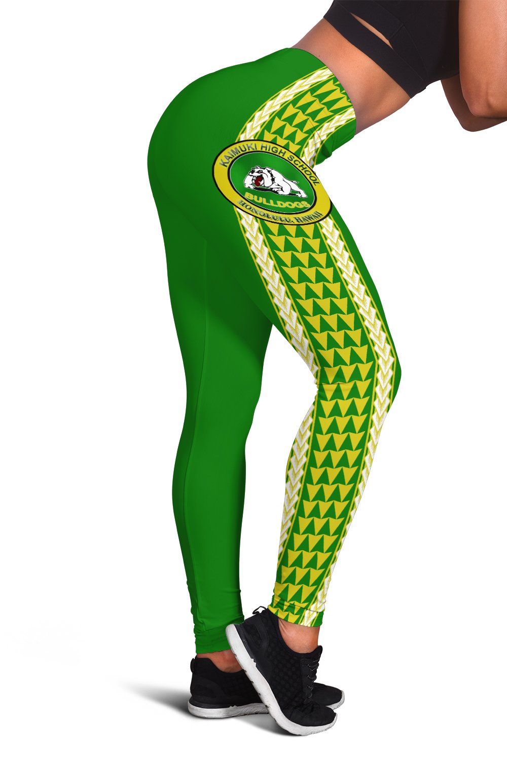 Hawaii - Kaimuki High Leggings - AH Green - Polynesian Pride