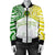 Hawaii Bomber Jacket - Kanaka Kaimuki High School Women's Bomber Jacket Demodern Style AH White - Polynesian Pride