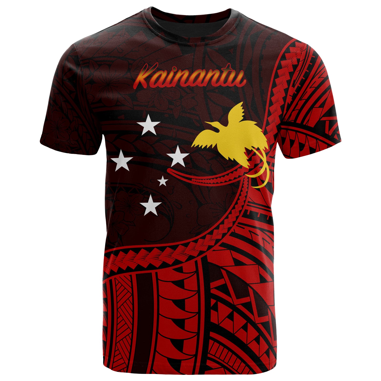 Papua New Guinea T Shirt Kainantu Polynesian Patterns Unisex Black - Polynesian Pride