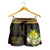 Hawaii Kanaka Maoli Women's Shorts - Polynesian Gold Patterns Collection - Polynesian Pride