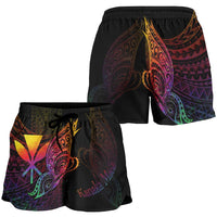 Hawaii Kanaka Maoli Women's Shorts - Butterfly Polynesian Style - Polynesian Pride