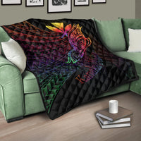 Hawaii Kanaka Maoli Premium Quilt - Butterfly Polynesian Style - Polynesian Pride