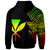 Hawaii Kanaka Maoli Custom Personalized Zip up Hoodie Flash Style Reggae - Polynesian Pride