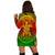 Kanaka Maoli Turtle Polynesian Hoodie Dress - AH - Polynesian Pride