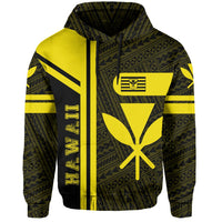 Kanaka Polynesian Hoodie Yellow Morale Style - Polynesian Pride