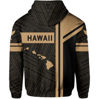 Kanaka Polynesian Hoodie Gold Morale Style - Polynesian Pride