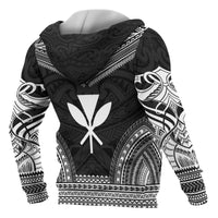 Kanaka Maoli Polynesian Chief Custom Hoodie Black Version - Polynesian Pride