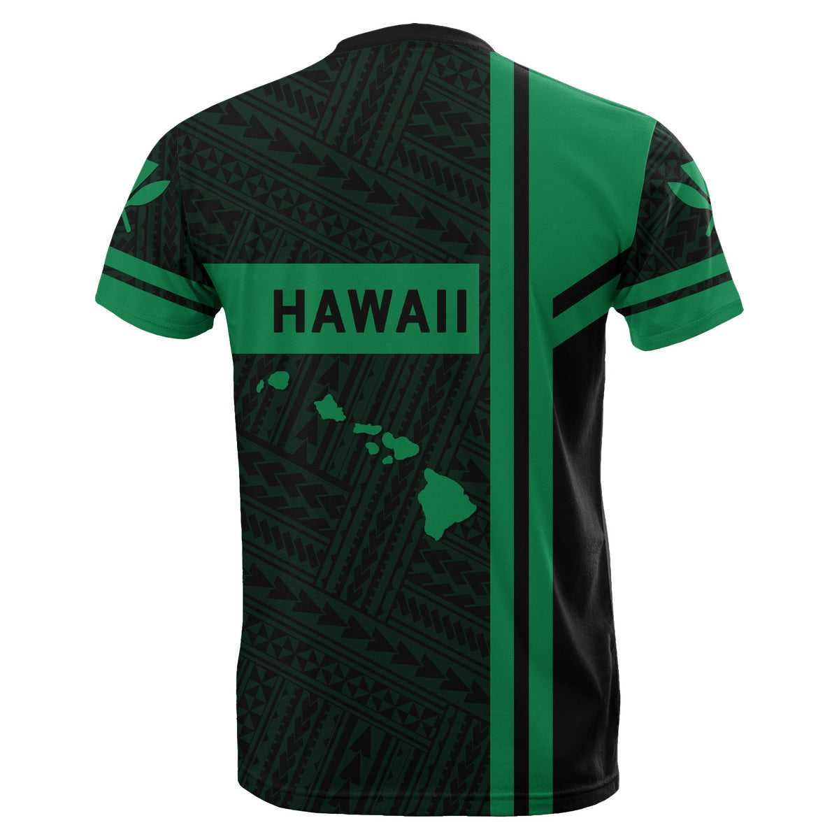 Kanaka Polynesian T Shirt Green Morale Style - Polynesian Pride