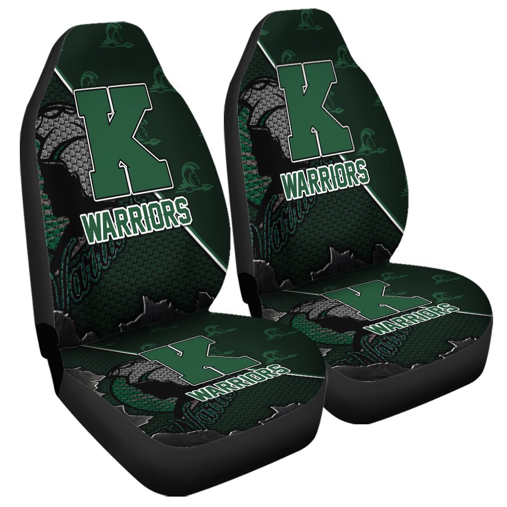 Hawaii Car Seat Cover - Kapaa High Car Seat Covers - AH Universal Fit Green - Polynesian Pride