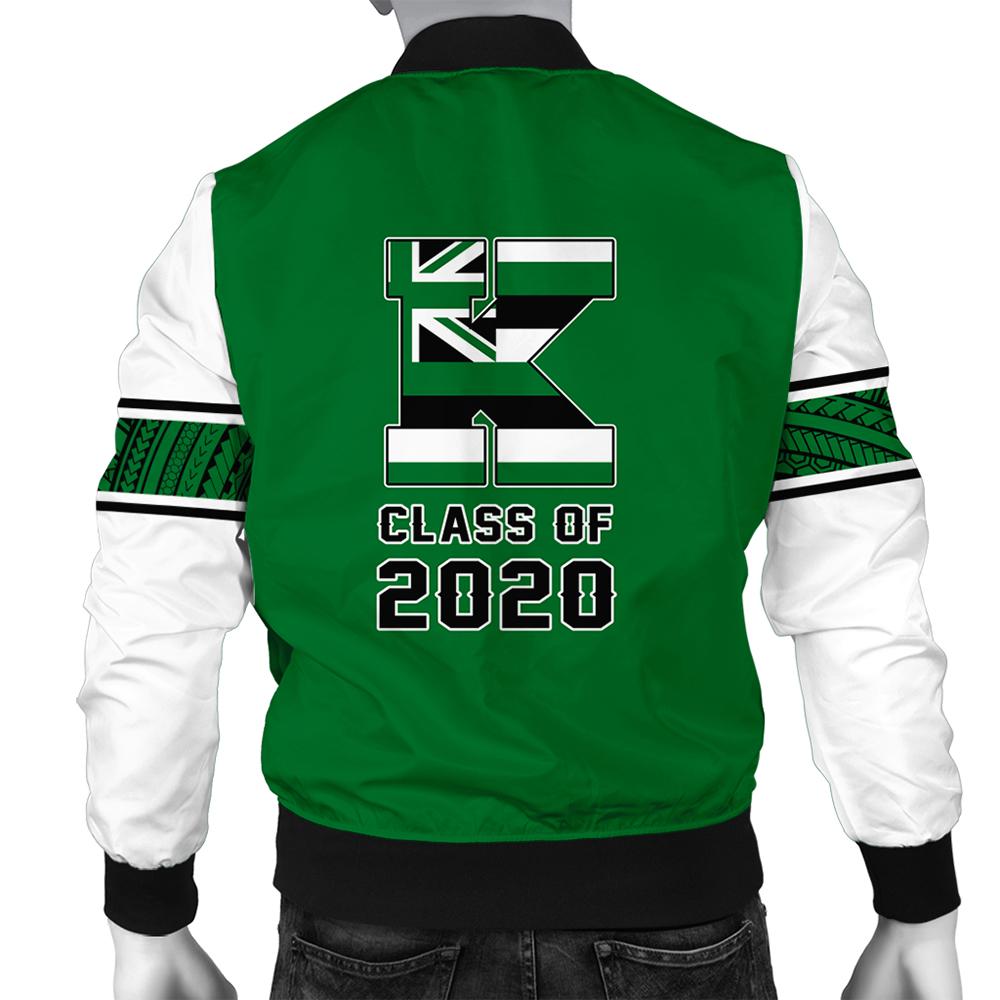 (Personalized) Hawaii Bomber Jacket - Kapaa High Custom Your Class Bomber Jacket AH - Polynesian Pride