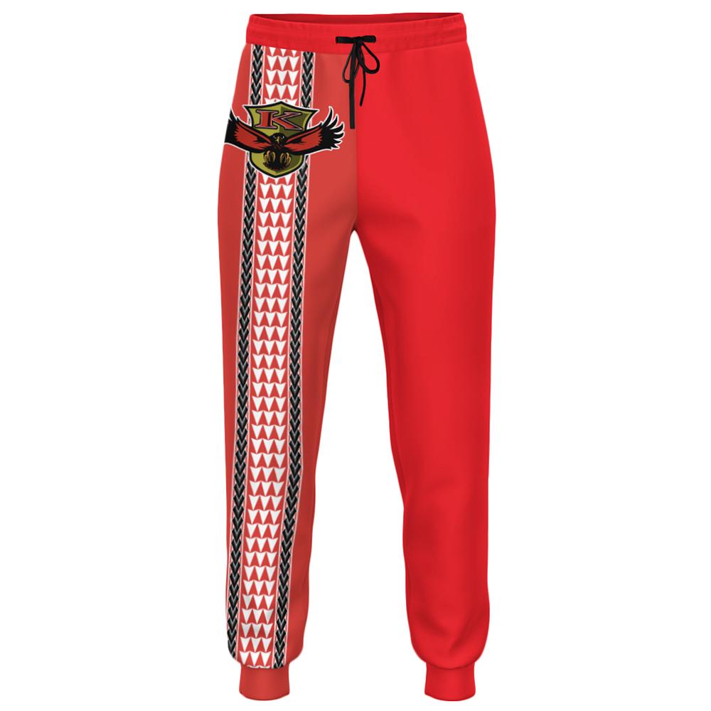 Hawaii - Kauai High Joggers Pant AH Unisex Red - Polynesian Pride