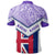 Hawaii Flag Kauai Polo Shirt Purple Mit Style - Polynesian Pride