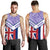 Hawaii Flag Kauai Men's Tank Top - Purple - Mit Style - AH Purple - Polynesian Pride