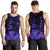 Hawaiian King Kanaka Map Polynesian Kauai Men's Tank Top - Purple - Hala Style - AH Purple - Polynesian Pride