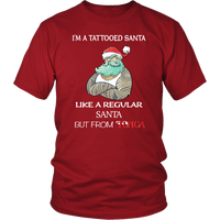 Tonga T Shirt Im A Tattooed Santa Unisex Art - Polynesian Pride