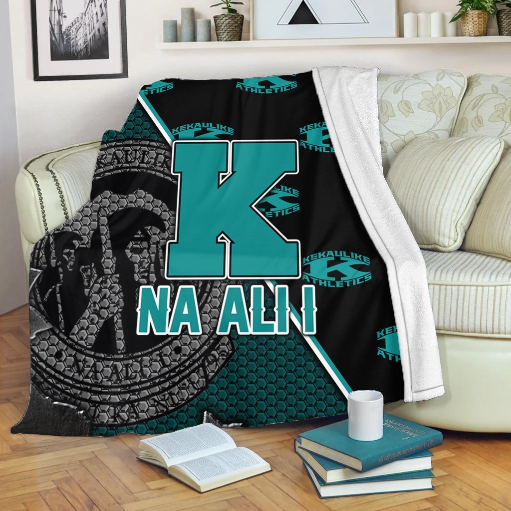 Hawaii Blanket - King Kekaulike High Preimum Blanket - AH White - Polynesian Pride