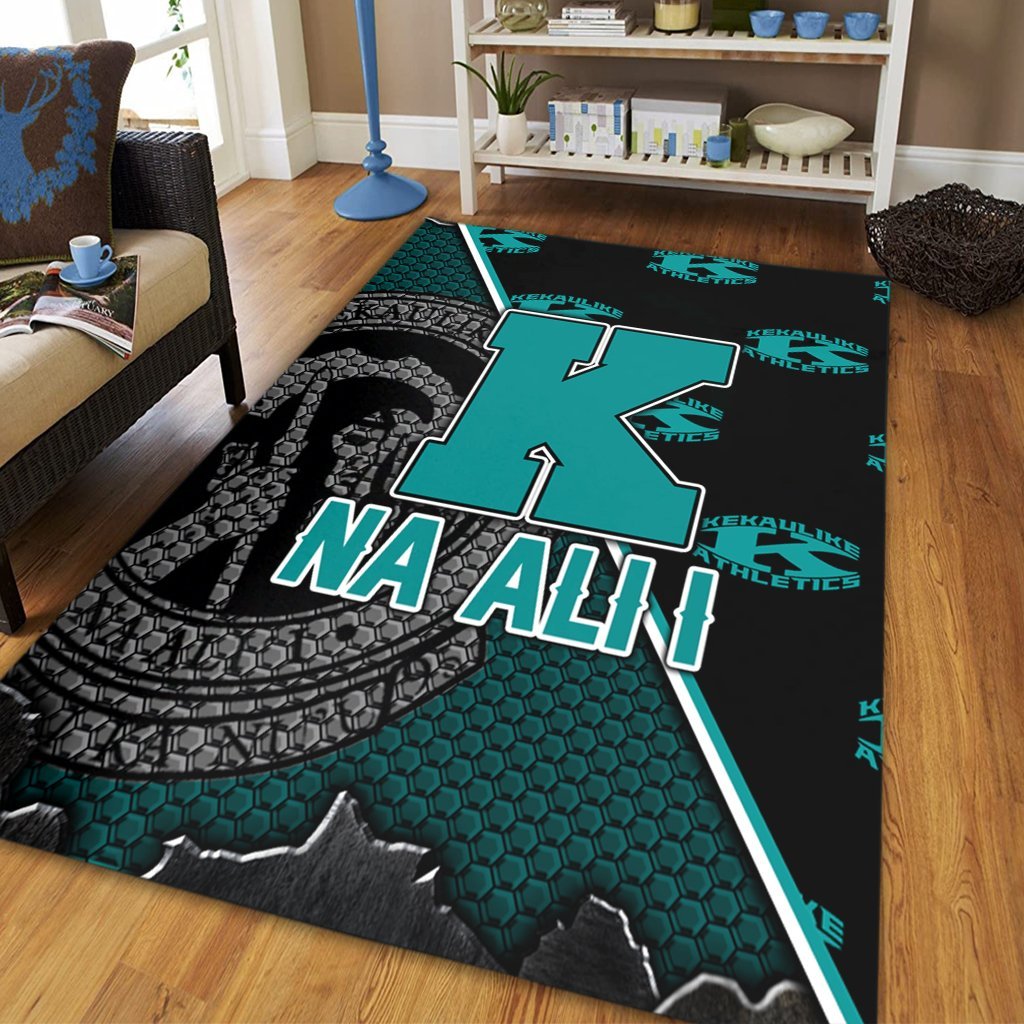 Hawaii Area Rug - King Kekaulike High Area Rug - AH Green - Polynesian Pride